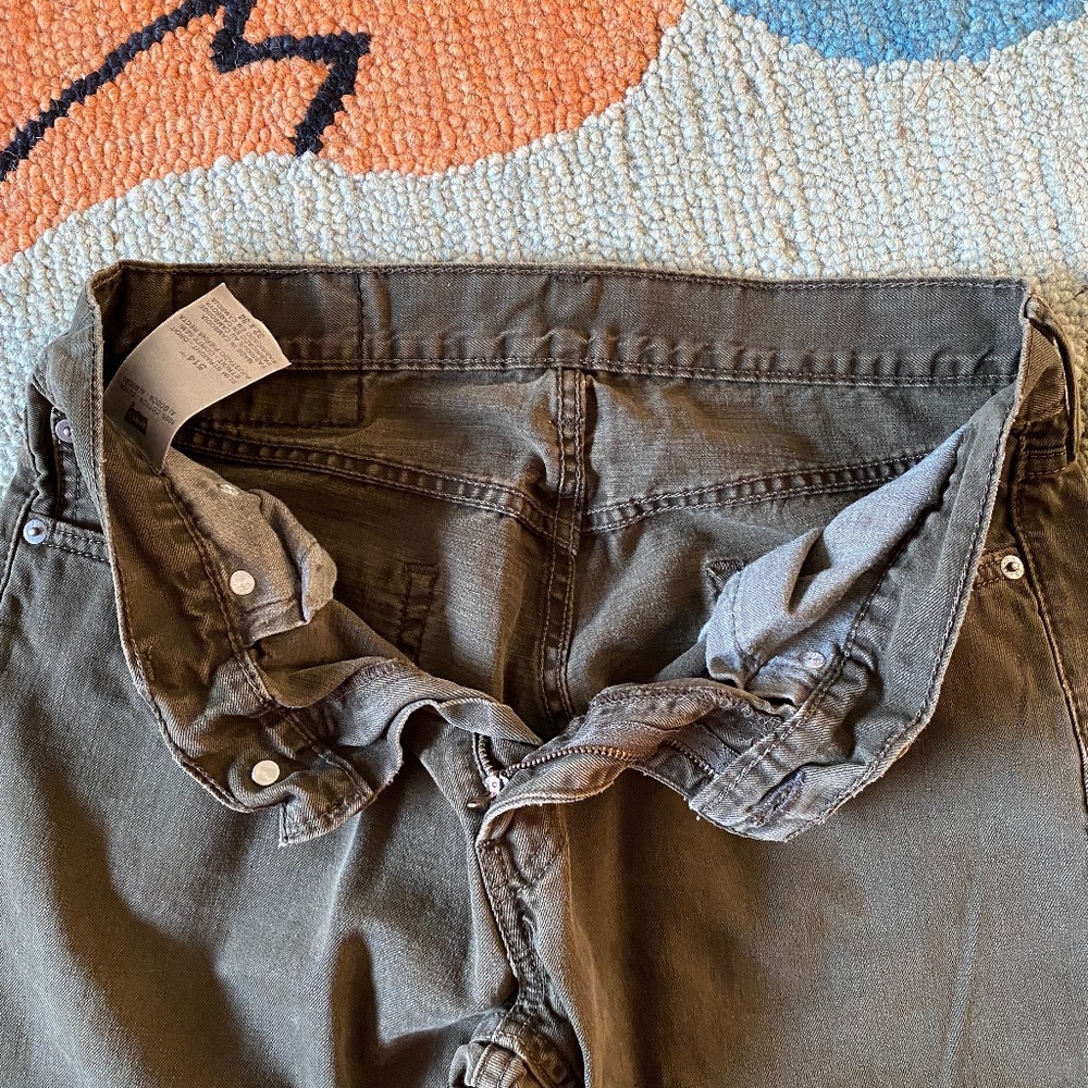 Levi's I 514 I Slim Straight I Green Jeans I 32 x 34 - Picture 9 of 16
